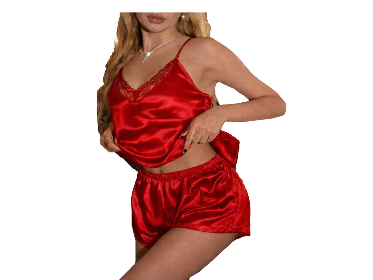 XL SATEN ŞORT TAKIM