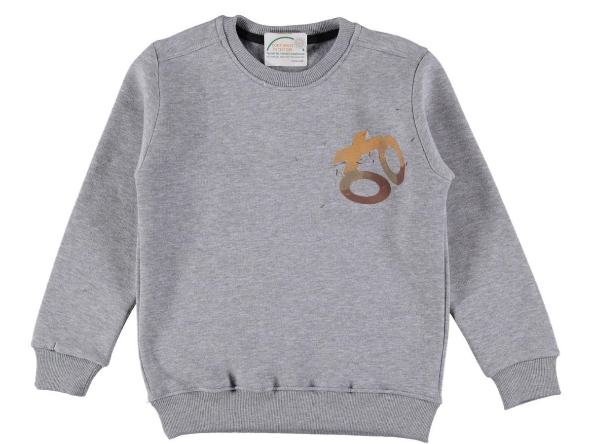XO BASKILI ÜÇ İP ERKEK SWEAT 9/12 YAŞ