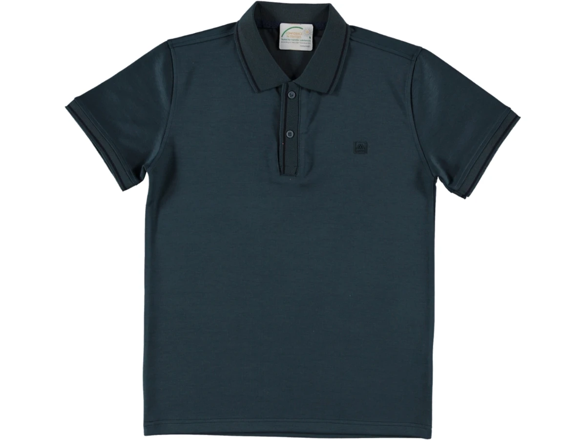 YAKALI PATLI DÜĞMELİ ERKEK TİŞORT S/2XL