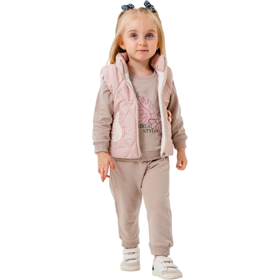 YAPRAK APLİKELİ 9 Ay,12 Ay,18 Ay,2Y Kız
