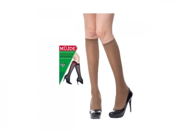 MÜJDE 38/BRONZ 70 DEN DİZALTI ÇORAP