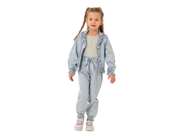 Kot Pantolonlu Kot CEKETLİ Takım  2Y,3Y,4Y,5Y Kız