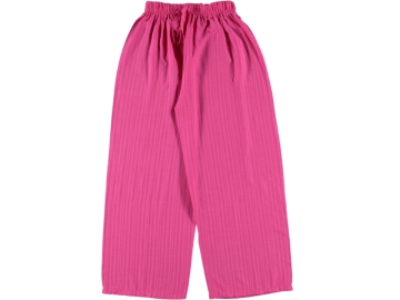 POPLİN ÇİZGİLİ BAYAN PANTOLON ETEK S/XXL