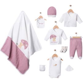 ROKET TAVŞAN NAKIŞLI ORGANİK 10’LU ZIBIN SET 1/3 AY
