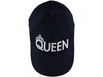LACİVERT QUEEN TAÇLI NAKIŞLI GARSON ŞAPKA 9/12 YAŞ