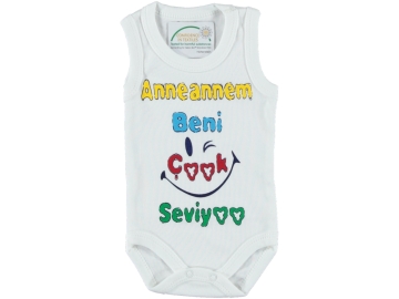 ANNEANNEM SEVİYOR BASKILI  ASKILI ÇITÇITLI 1/3 YAŞ