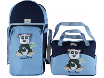 PANDA FİGÜRLÜ İKİLİ TAŞIMA SETİ  