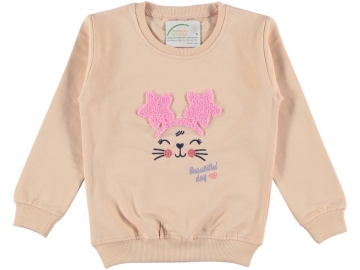 NAKIŞLI KIZ SWEAT 3/7 YAŞ
