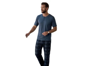 PENYE KISA KOL ERKEK PİJAMA TAKIM M/2XL