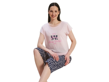 KAPRİLİ BAYAN PİJAMA TAKIM S/XL