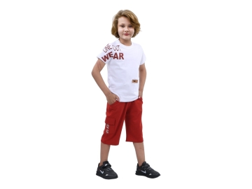 ONE OUT WEAR BASKILI CEPLİ ERKEK TAKIM 6/12 YAŞ