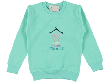 ASKI YAZI NAKIŞLI KIZ SWEAT 3/7 YAŞ