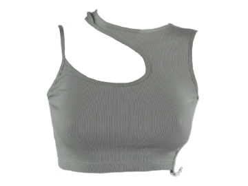 PEDLİ ZİNCİR AKSESUARLI BAYAN CROP S/XXL