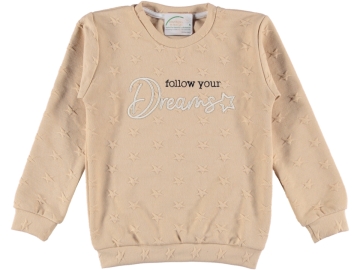 DREAMS NAKIŞLI KAPİTONE KIZ SWEAT 9/12 YAŞ 