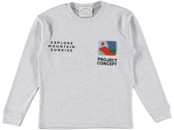 PROJECT CONCEPT BASKILI ERKEK SWEAT 8/12 YAŞ 