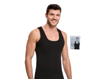 2XL SİYAH ERKEK ATLET