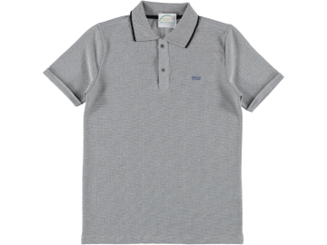 WAFFLE YAKALI ÇİZGİLİ ERKEK TİŞÖRT S/2XL