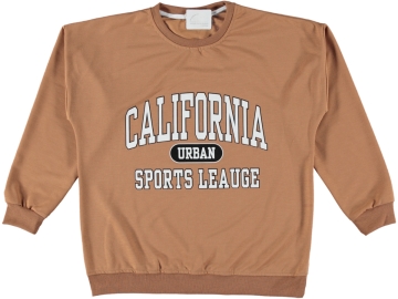 CALİFORNİA BASKILI İKİ İP BAYAN SWEAT M/XL