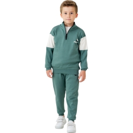 3.LÜ DİK YAKA FERMUARLI TAKIM 3/6 YAŞ