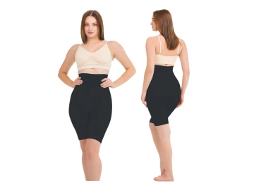 3XL SİYAH LAZER YÜKSEL BEL UZUN PAÇA ŞEKİLLENDİRİCİ