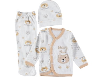 BABY BEAR NAKIŞLI PATİKLİ TAKIM 3 AY