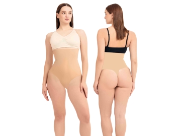 3XL TEN LAZER YÜKSEK BEL TANGA KORSE
