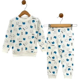 BEAR İNTERLOK PİJAMA TAKIM 6/24 AY