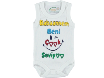 BABAANNEM SEVİYOR BASKILI ASKILI  ÇITÇTILI BADİ 1/3 YAŞ