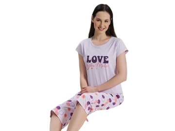 KAPRİ BAYAN PİJAMA TAKIM S/XL