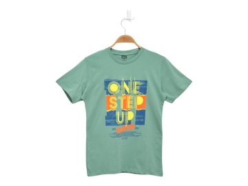 ONE STEP UP BASKILI ERKEK TİŞÖRT 13/16 YAŞ