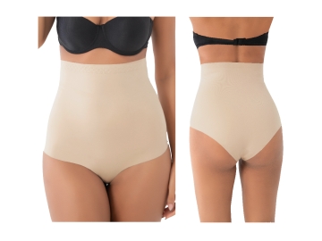2XL/3XL TEN LAZER KESİM YÜKSEK BEL SLİP KORSE