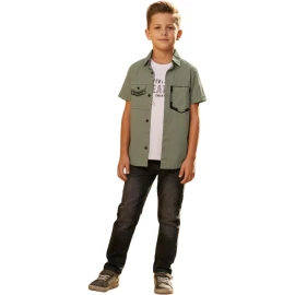 8 ERKEK GÖMLEKLİ TAKIM 5Y,6Y,7Y,8Y Erkek