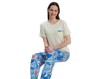 VİSKON BAYAN PİJAMA TAKIM S/XL