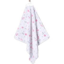 85*90CM BALONLU TAVŞAN ASKILI MÜSLİN BATTANİYE  1 Ay,2 Ay,3 Ay,6 Ay,9 Ay,12 Ay,18 Ay,2Y Uni