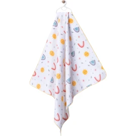 85*90CM GÜNEŞ GÖKKUŞAĞI ASKILI MÜSLİN BATTANİYE  1 Ay,2 Ay,3 Ay,6 Ay,9 Ay,12 Ay,18 Ay,2Y Uni