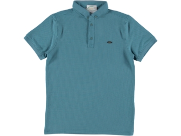 ERKEK WAFFLE AYAKLI YAKA TİŞÖRT S/2XL