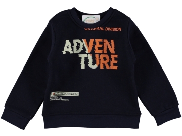 ADVENTURE BASKILI ÜÇ İP ERKEK SWEAT 13/16 YAŞ