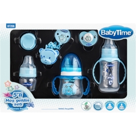 BABYTİME 5’Lİ HOŞ GELDİN SETİ MAVİ 1/18 AY