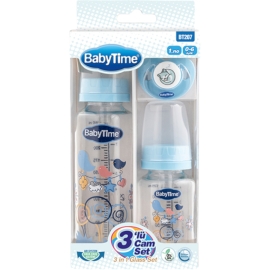 BANYTİME 3’LÜ CAM SET MAVİ 1/18 AY