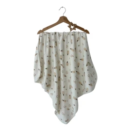 BİBARON RAPORLU PENYE BATTANİYE ÇİFT KAT 80X90 %100 PAMUK   1 Ay,2 Ay,3 Ay,6 Ay,9 Ay,12 Ay Uni