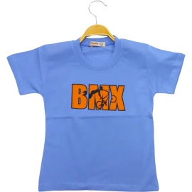 BMX BİSİKLET ÖN ARKA BASKILI SÜPREM KIZ TİŞÖRT 3/11 YAŞ