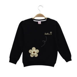 DOLLS PAPATYA NAKIŞLI KIZ SWEAT  3/6 YAŞ