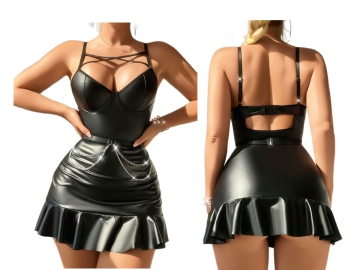 DERİ FANTEZİ GECELİK L/XL