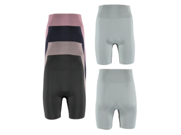 DİKİŞSİZ SPORCU BİKER TOPARLAYICI BAYAN  ASORTİ ŞORT L/XL