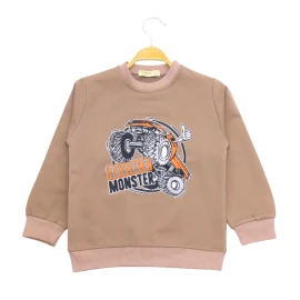 DİRT MONSTER BASKILI İKİ İP ERKEK SWEAT 3/11 YAŞ