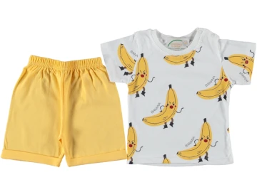 ERKEK BEBEK BANANA BASKILI SÜPREM TAKIM 9/18 AY