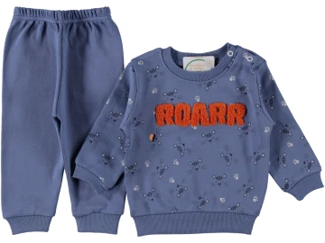 ERKEK BEBEK ROARR  NAKIŞLI PAKETTE TAKIM 9/18 AY