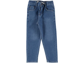 RENKLİ BAĞCIKLI KOT PANTOLON 9/12 YAŞ