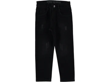 ERKEK ÇOCUK SİYAH KOT PANTOLON 5/8 YAŞ