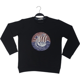 KORSAN GEMİ BASKILI SWEAT 9/12 YAŞ